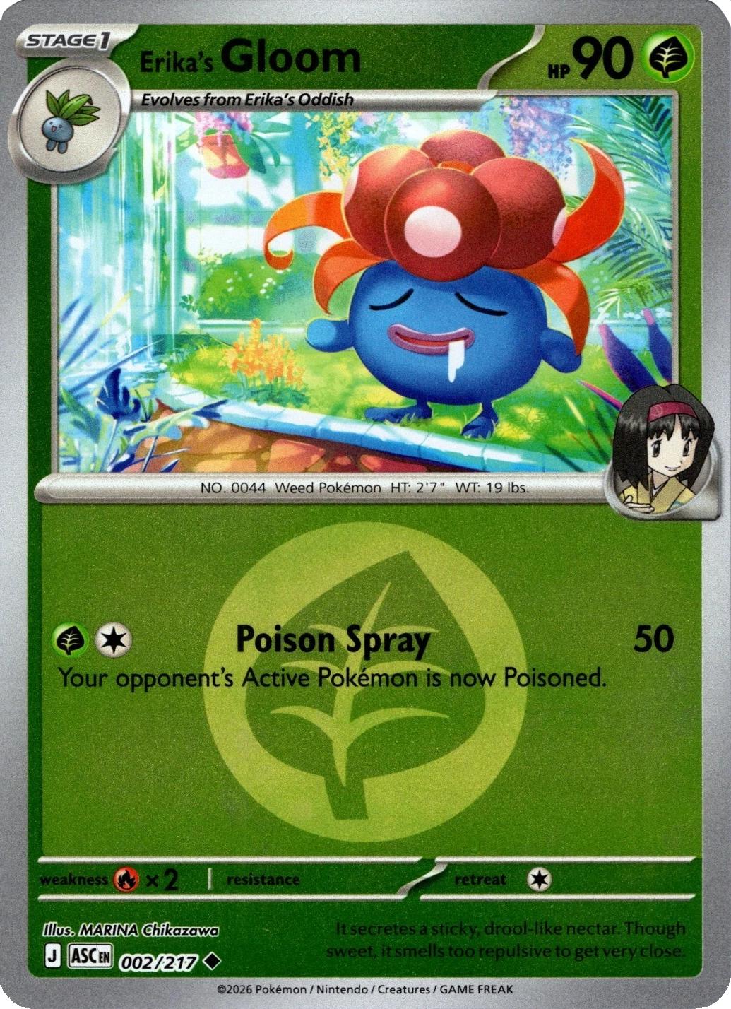 Ascended Heroes Erika's Gloom [Energy] Pokémon card